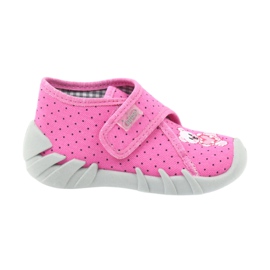 Chaussures pour enfants Befado 112P185 pantoufles rose