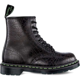 Dr. Martens 1460 Skull Web Black Crâne Web Lisse le noir