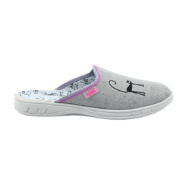 Befado chaussures pantoufles pour enfants 707Y398 gris