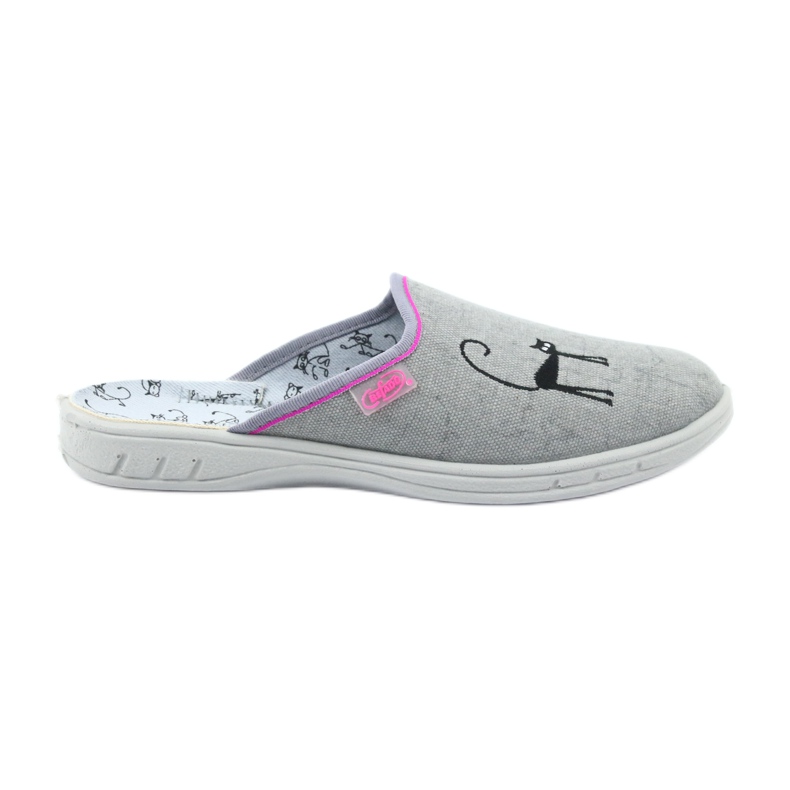 Befado chaussures pantoufles pour enfants 707Y398 gris