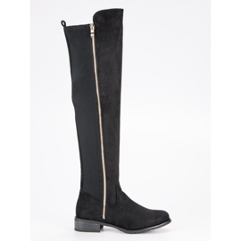 Seastar Bottes noires avec une fermeture éclair le noir