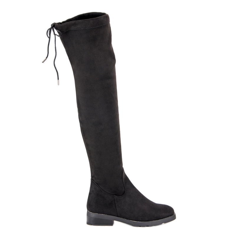 Seastar Bottines classiques à talons plats le noir