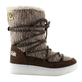 Bottes de neige pour enfants eskimoski k1646102 taupe brun