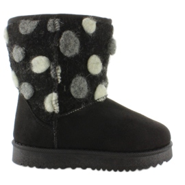 Emuses pour enfants avec dessus en feutre k1647405 Noir