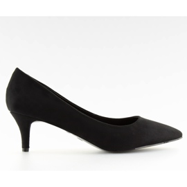 Escarpins talon bas noir 123-2 noir le noir