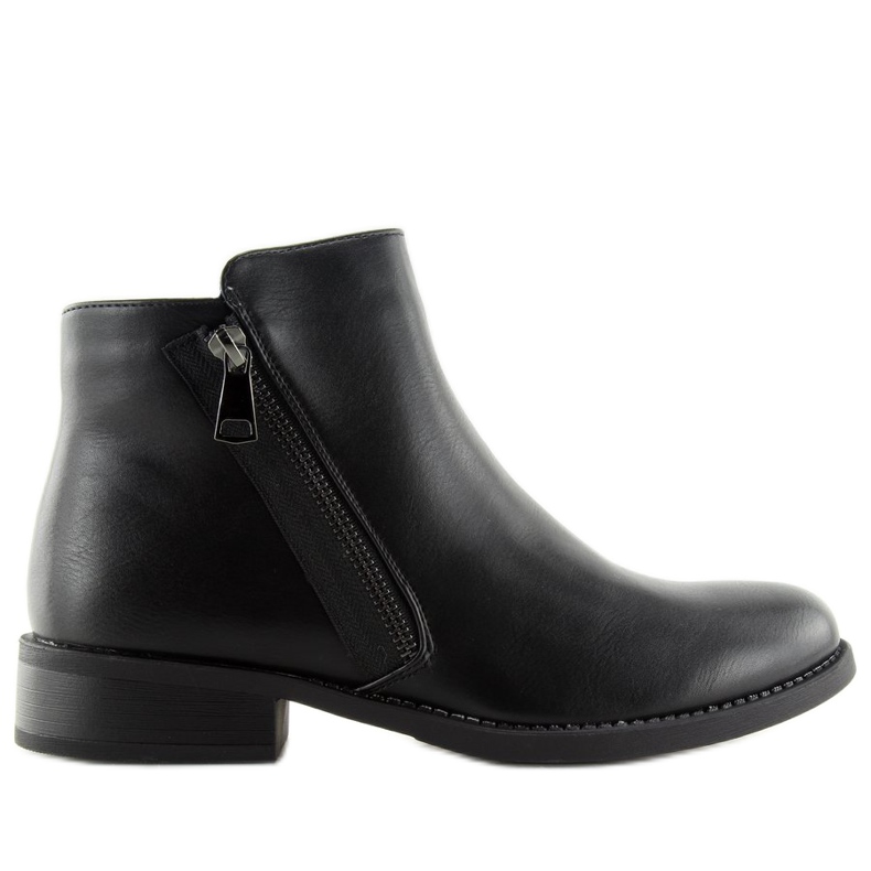 Bottines Chelsea noires pour femme 7352-PA Noir le noir