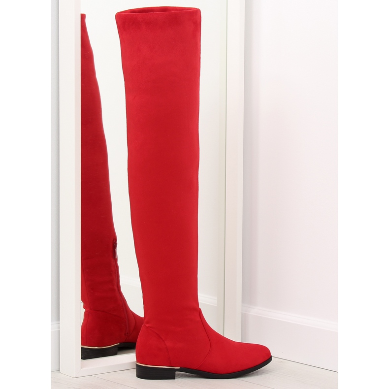 Cuissardes femme rouges 7570-PG Cuissardes femme rouges 7570-PG