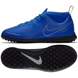 Nike Phantom Vsn Club Df Tf Jr AO3294-400 chaussures de football multicolore bleu