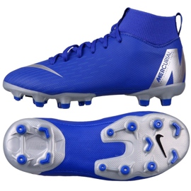 Chaussures de football Nike Mercurial Superfly 6 Academy Mg Jr AH7337-400 bleu bleu