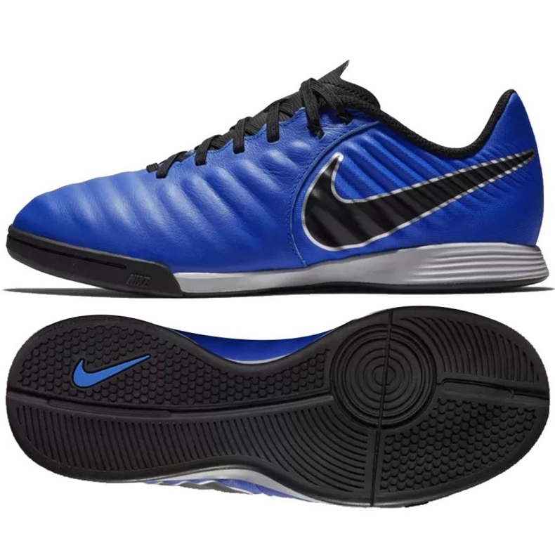 Chaussures d'intérieur Nike Tiempo Legend X 7 Academy Ic Jr AH7257-400 bleu bleu Chaussures d'intérieur Nike Tiempo Legend X 7 Academy Ic Jr AH7257-400 bleu bleu