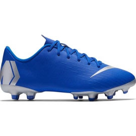 Chaussures de football Nike Mercurial Vapor 12 Academy Mg Jr AH7347-400 bleu bleu