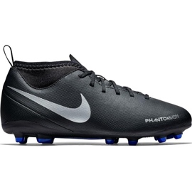 Nike Phantom Vsn Club Df Fg Mg Jr AO3288-004 chaussures de football noir noir