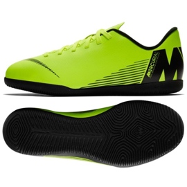 Chaussures d'intérieur Nike Mercurial Vapor X 12 Club Ic Jr AH7354-701 vert vert