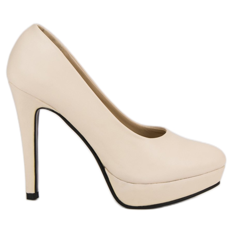 J. Star Talons hauts sexy sur la plateforme brun