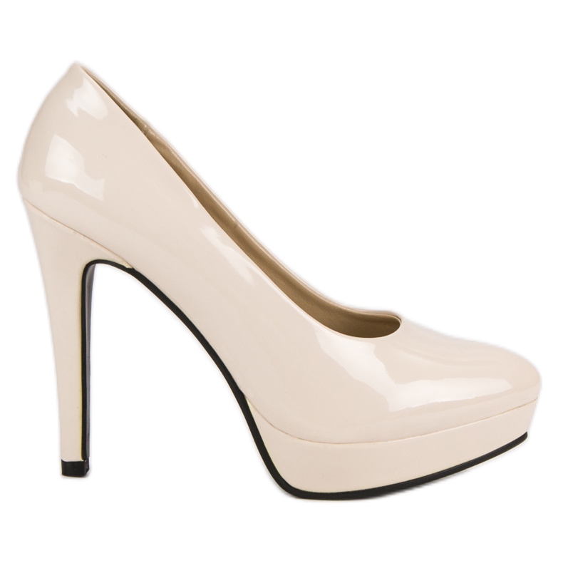 J. Star Talons hauts sexy sur la plateforme brun