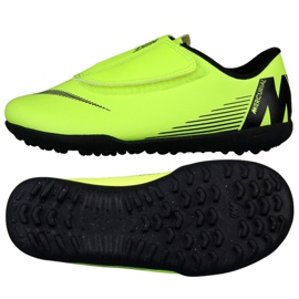 Chaussures de football Nike Mercurial Vapor 12 Club Tf Jr AH7357-701 vert vert