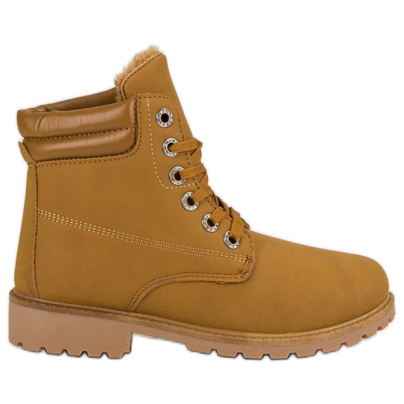 Bestelle Trappeurs chauds de chameau brun