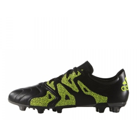 Chaussures de football Adidas X 15.3 FG / AG Cuir B26971 noir noir