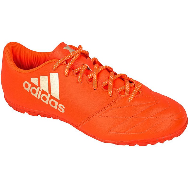 Adidas X 16.3 Tf M Chaussures de football en cuir rouge Adidas X 16.3 Tf M Chaussures de football en cuir rouge