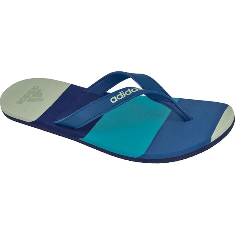 Pantoufles Adidas Eezay Striped Thong M BA8808 bleu marin bleu