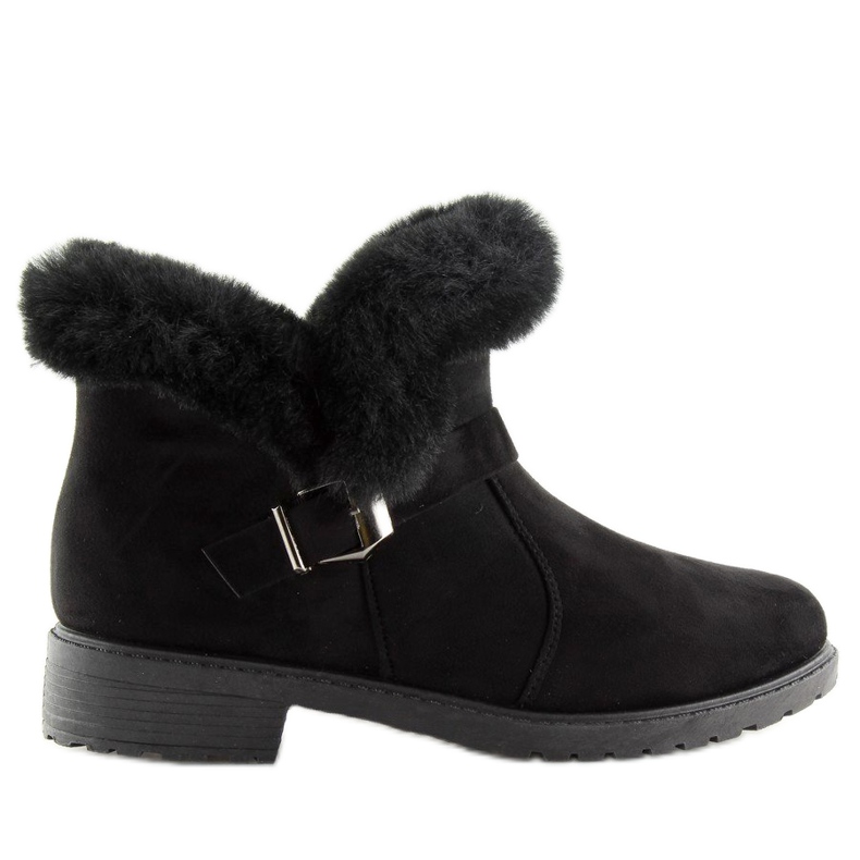 Noir Bottes noires pour femmes SJ1821-1 Noir le noir