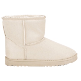 Bottes de neige en daim brun
