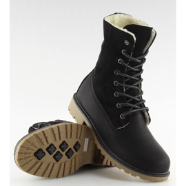 Bottes en bois noir 1123-PA Noir