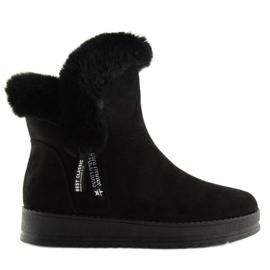 Bottes de neige chaudes noires MZ-75 Black le noir