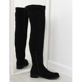 Bottes de mousquetaire noires 0-229 noir le noir