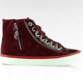 Baskets en velours par BKA-88 Vin Rouge II-GAT