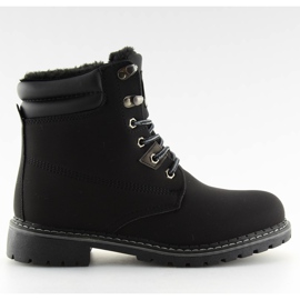 Bottes en bois isolées noires BB2022-KB Noir le noir