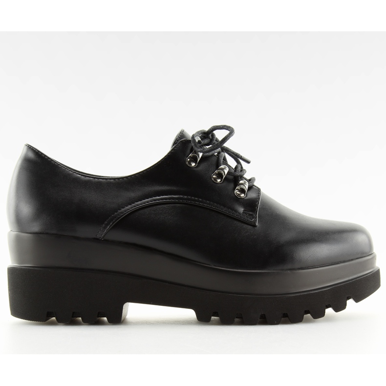 Chaussures noires à semelles hautes noir Q-9 Black II-GAT le noir