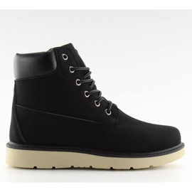Trappeurs femmes noires KK-102 Noir le noir