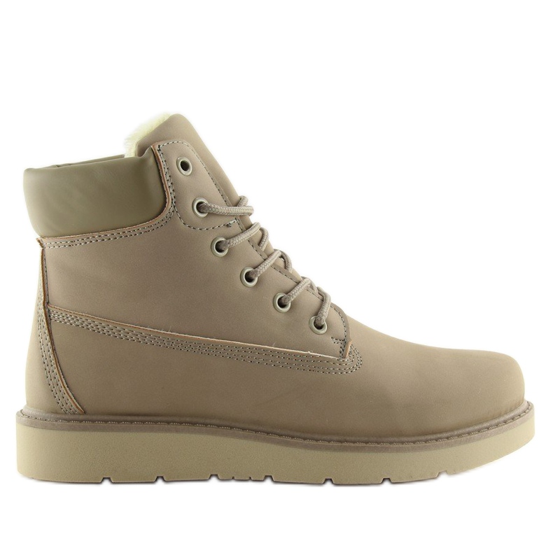 Trappeurs gris pour femmes KK-102 Gris