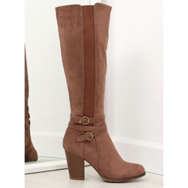 Talons hauts marron 103-GG kaki II-GAT brun