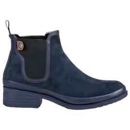 Kylie Bottines Chelsea boots bleu Kylie Bottines Chelsea boots bleu