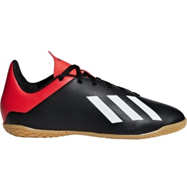 Chaussures d'intérieur adidas X 18.4 In Jr B9409 le noir le noir