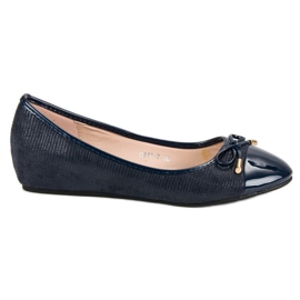 Ballerines à la mode bleu