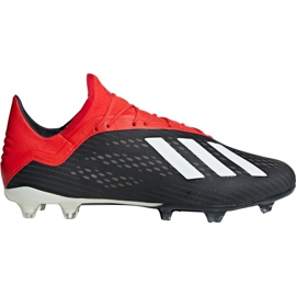 Chaussures de foot Adidas X 18.2 Fg M BB9362 le noir le noir Chaussures de foot Adidas X 18.2 Fg M BB9362 le noir le noir