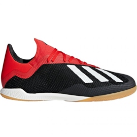 Chaussures d'intérieur adidas X 18.3 In M BB9391 noir noir