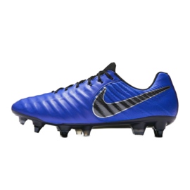 Nike Tiempo Legend 7 Elite Sg Pro Ac M AR4387-400 chaussures de football bleu bleu Nike Tiempo Legend 7 Elite Sg Pro Ac M AR4387-400 chaussures de football bleu bleu