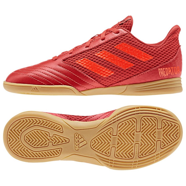 Chaussures indoor adidas Predator 19.4 In Sala Jr CM8552 multicolore rouge
