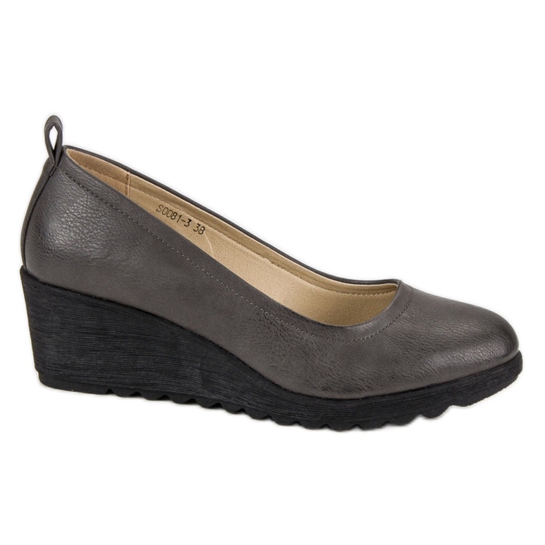 J. Star Escarpins compensés gris J. Star Escarpins compensés gris