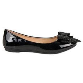 Comer Ballerine Avec Un Noeud noir