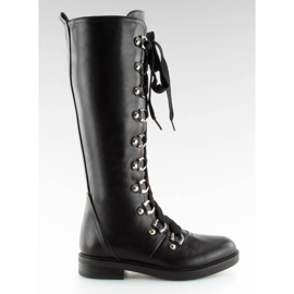 Bottines à lacets noires NC281 noir le noir