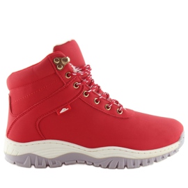 Chaussures de trekking femme rouges B1718-6 Rouge