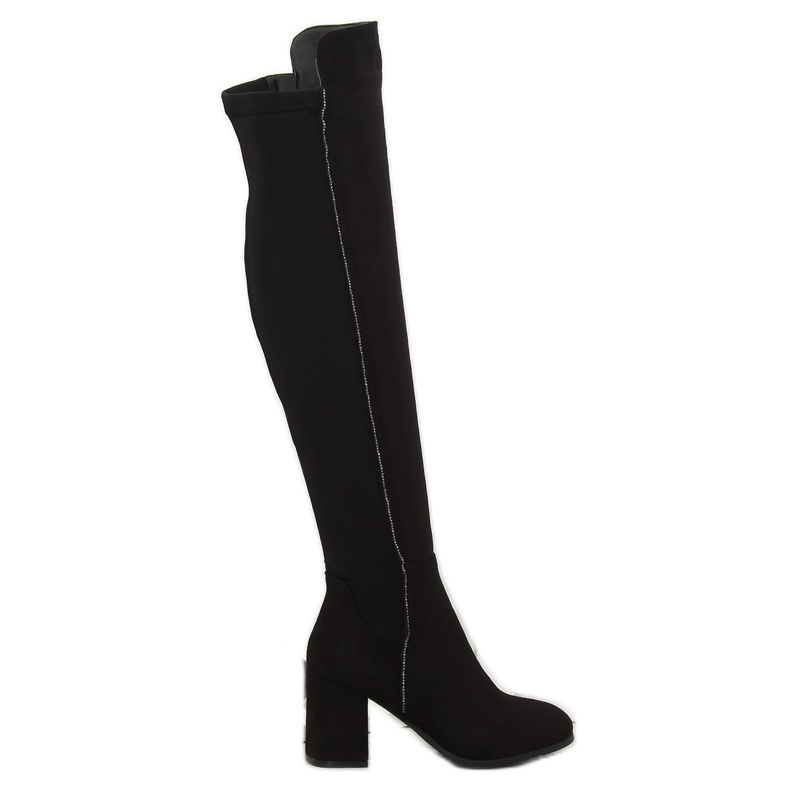 Bottines à talons noires 0-278 Noir le noir