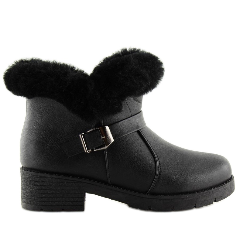 Noir Bottes noires pour femmes SJ1820-1 Noir le noir
