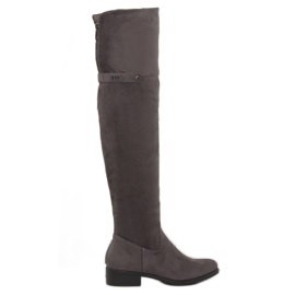 Bottes de mousquetaire grises 7531-PG Gris Bottes de mousquetaire grises 7531-PG Gris