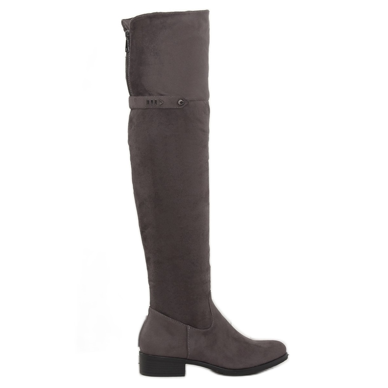 Bottes de mousquetaire grises 7531-PG Gris Bottes de mousquetaire grises 7531-PG Gris